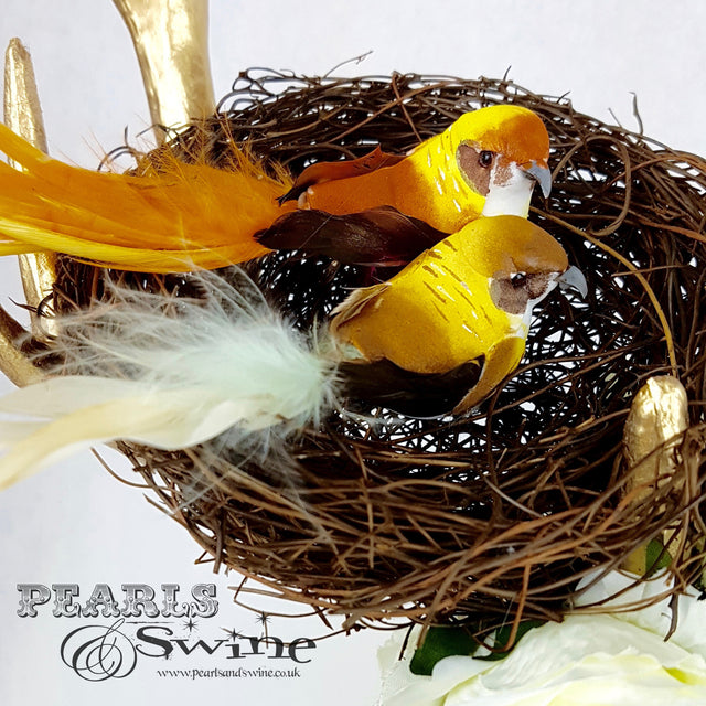 birds fascinator headpiece hat