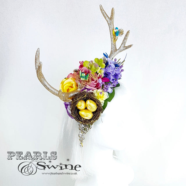 quirky flower fascinator