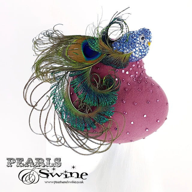 "Birdy" Feather Bird Hat