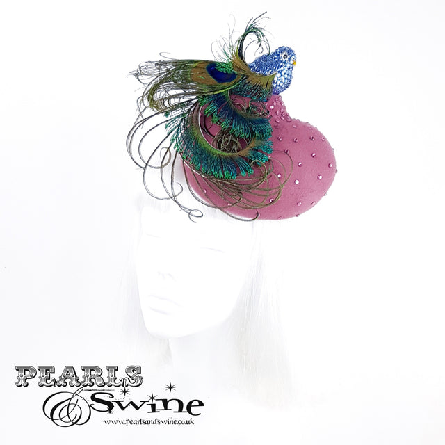 "Birdy" Feather Bird Hat