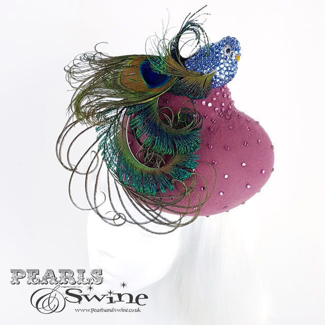 "Birdy" Feather Bird Hat