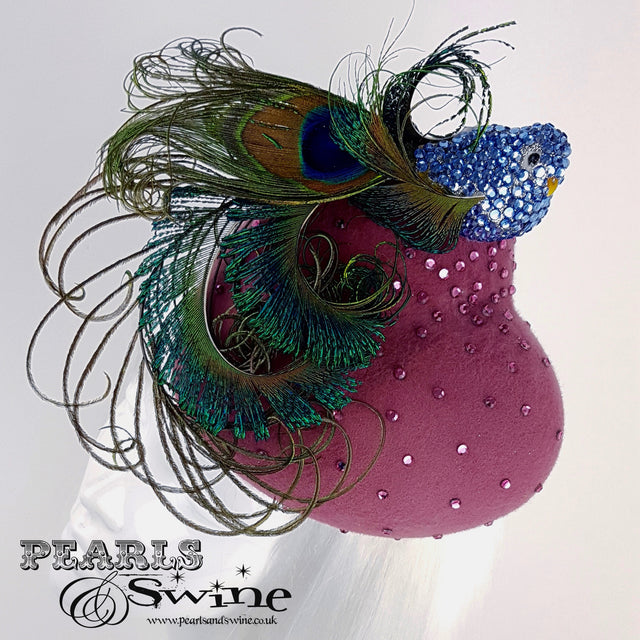 "Birdy" Feather Bird Hat