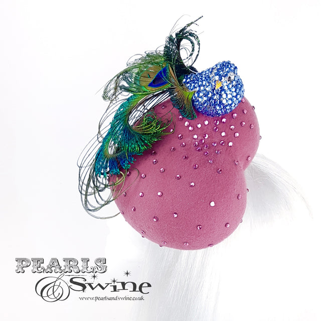 "Birdy" Feather Bird Hat