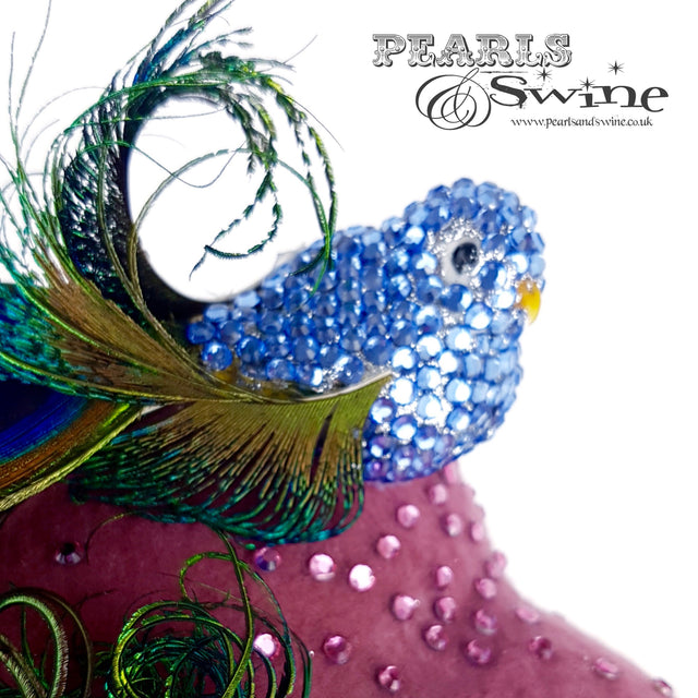 "Birdy" Feather Bird Hat