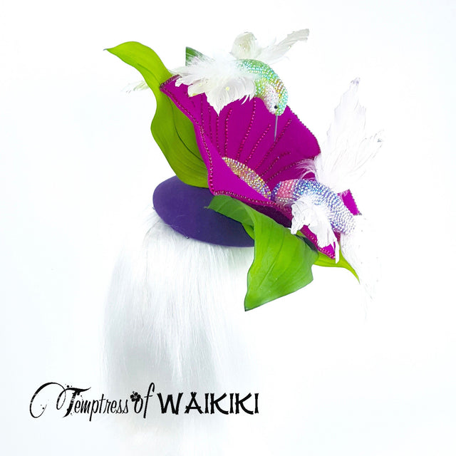 flower bird headpiece