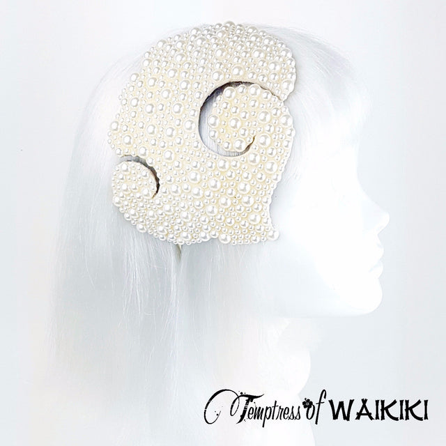 pearl fascinator
