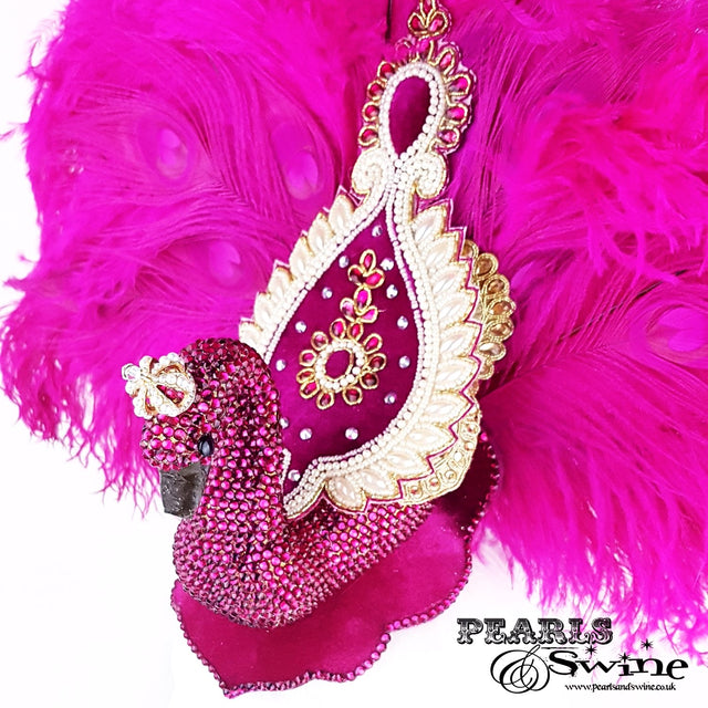 birds fascinator headpiece hat