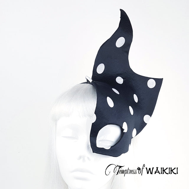 polka dot hat mask