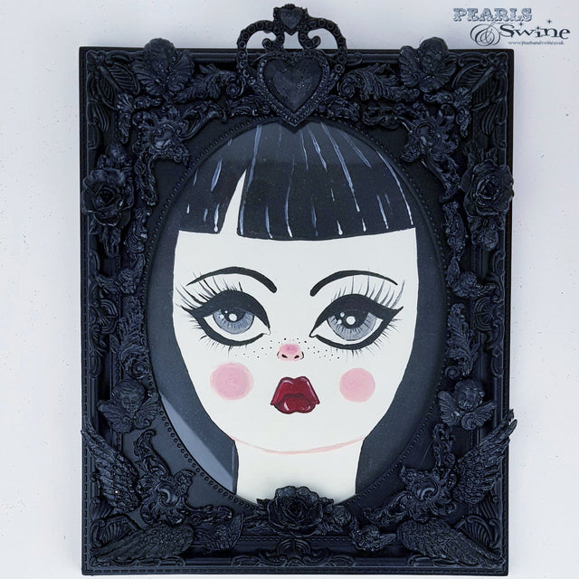 "Aurora" Gothic Doll Framed Art