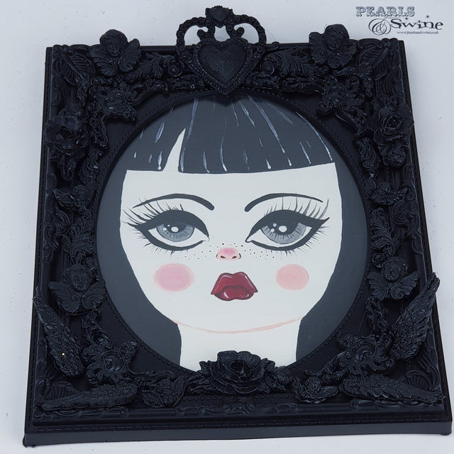 "Aurora" Gothic Doll Framed Art