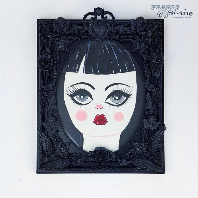 "Aurora" Gothic Doll Framed Art