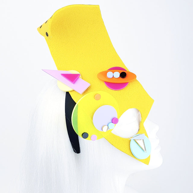 "Atomic" 80s Inspired Half Mask