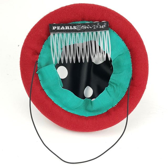 "Merengón de Fresas" Strawberries and Cream Hat