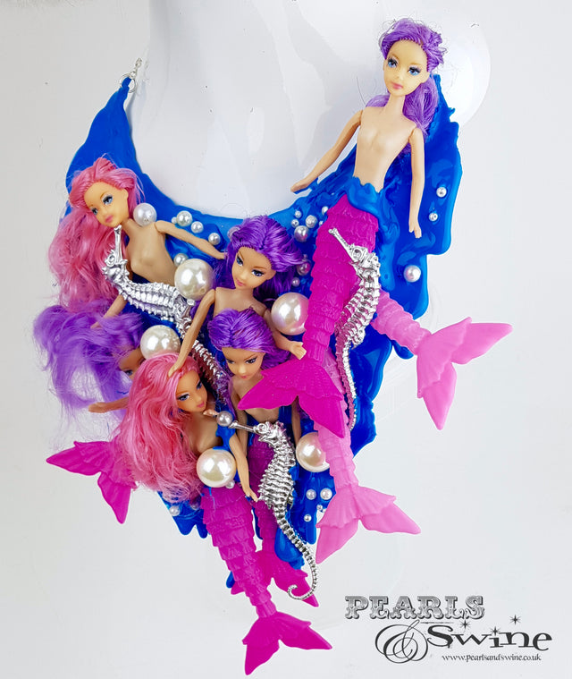 "Underwater Love" Mermaid Doll Neckpiece