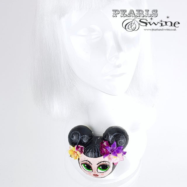 "Lulu" Doll Face Necklace