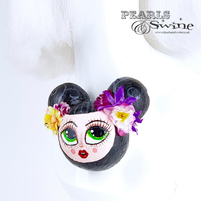 "Lulu" Doll Face Necklace
