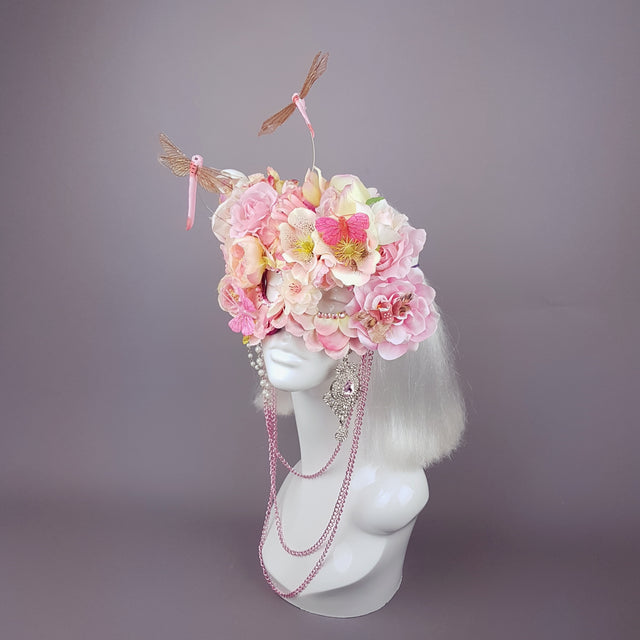 Pink masquerade ball mask