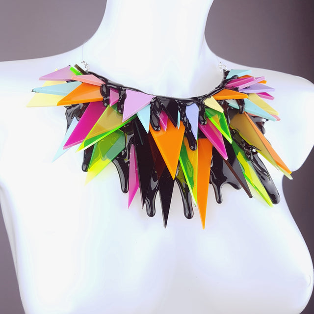 "Pas de Câlins" Eighties Inspired Necklace (Similar Can Be Made)