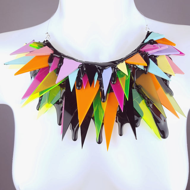 "Pas de Câlins" Eighties Inspired Necklace (Similar Can Be Made)
