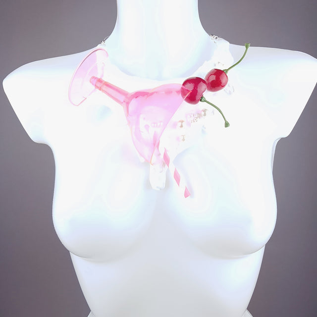 "Joué" Spilt Cocktail Neckpiece