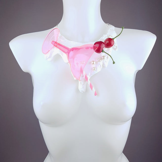 "Joué" Spilt Cocktail Neckpiece