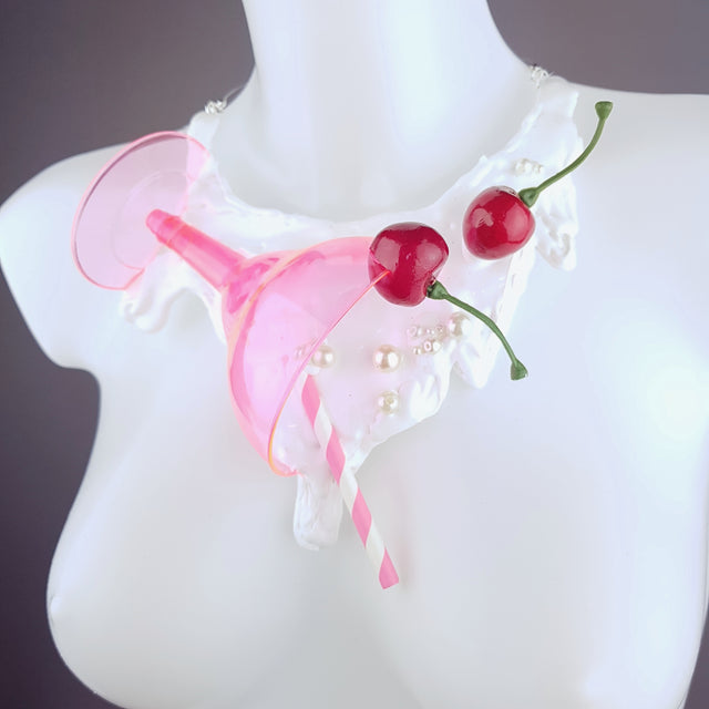 "Joué" Spilt Cocktail Neckpiece