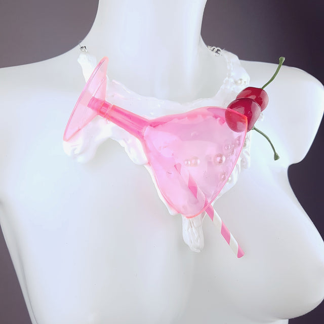 "Joué" Spilt Cocktail Neckpiece