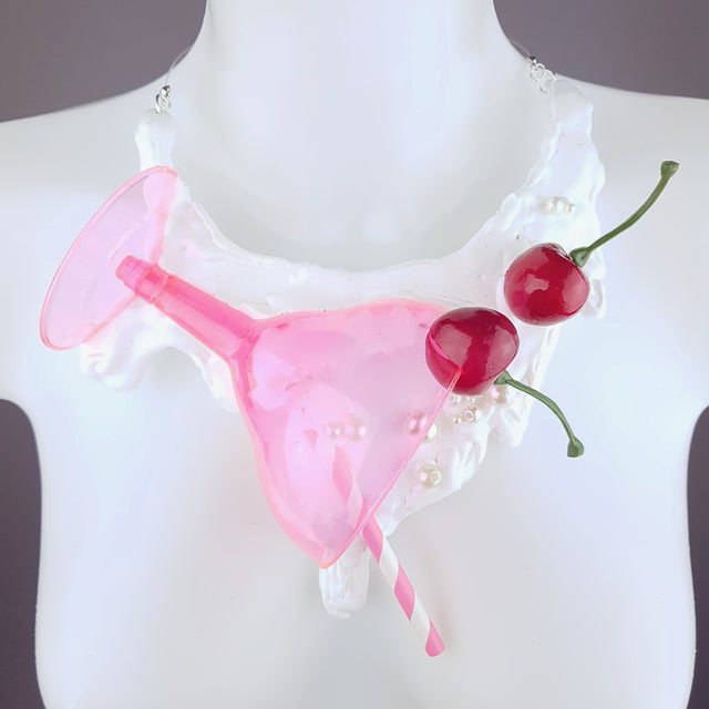 "Joué" Spilt Cocktail Neckpiece