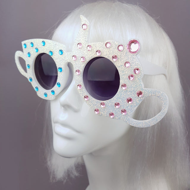"The Mad Hatters Tea Party" Teapot & Teacup Sunglasses