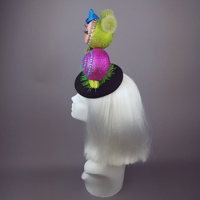 "Slither" Glitter Doll Face Snail Hat