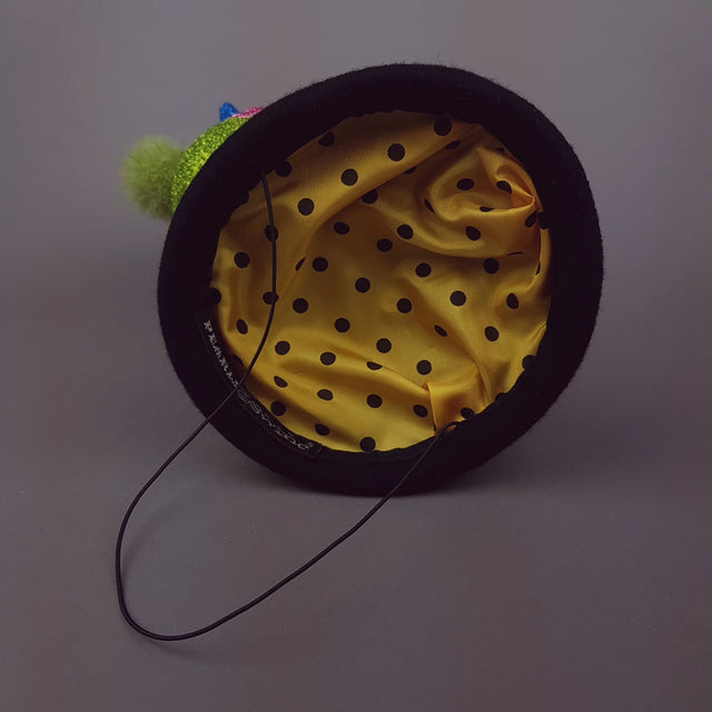 "Slither" Glitter Doll Face Snail Hat