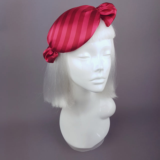"Candy" Quirky Red sweetie Food Hat