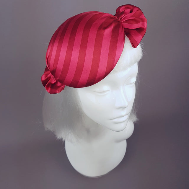 "Candy" Quirky Red sweetie Food Hat