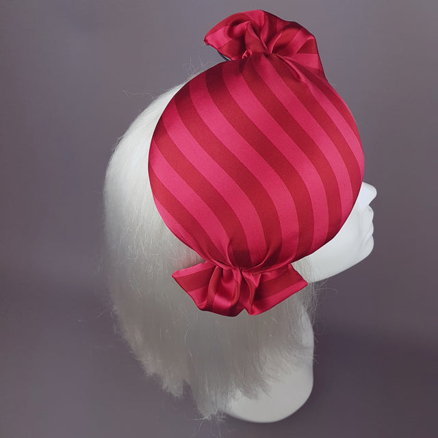 "Candy" Quirky Red sweetie Food Hat