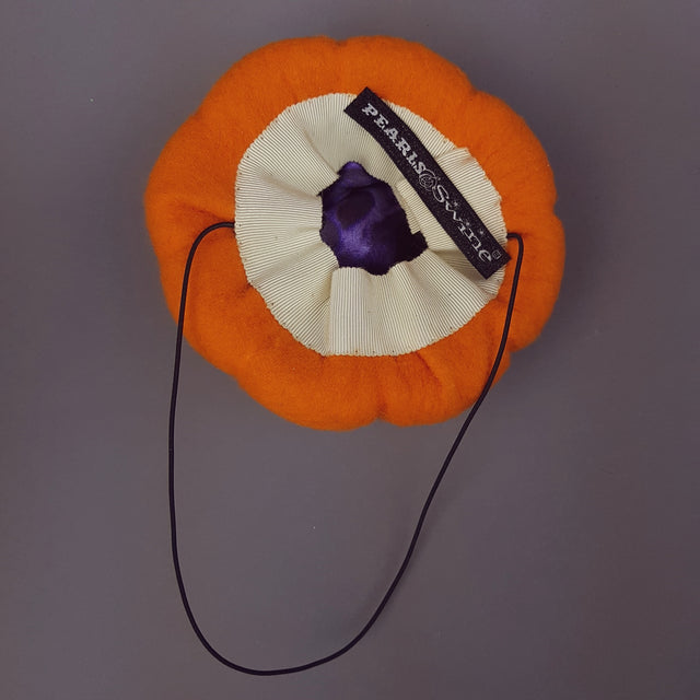 "Autumnal" Orange Halloween Pumpkin Hat