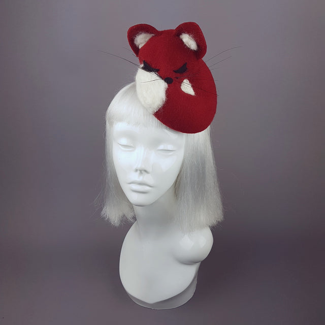 "Volpettino" Sleeping Red Fox Hat