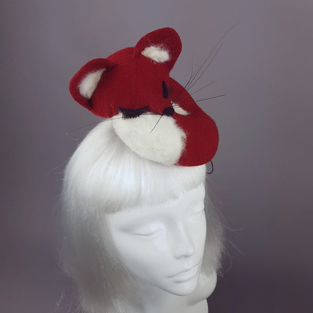 "Volpettino" Sleeping Red Fox Hat