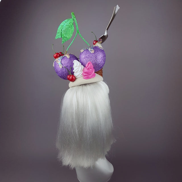 "Yum Yum" Giant Glittered Cherries Hat