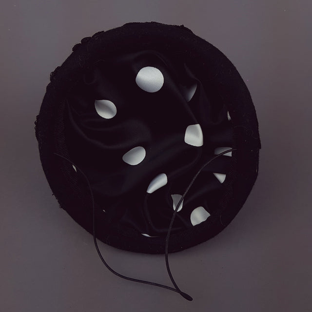 "Forbidden Fruit" Pearl Apple & Snake Crystal Hat