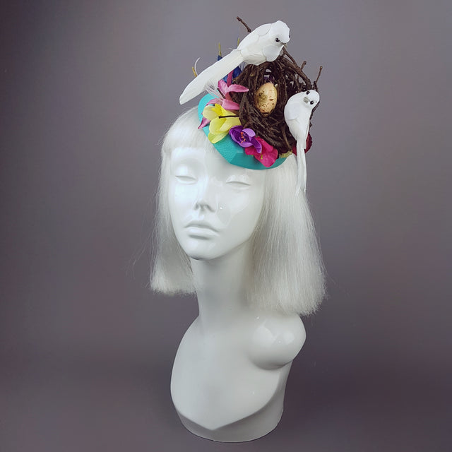 "Le Tweet" Whimsical Bird's Nest Hat