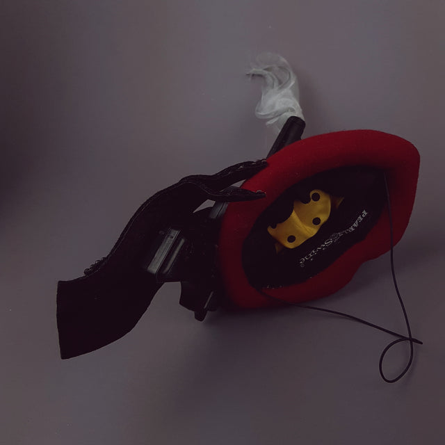 "He Had it Coming" Smoking Gun Lips Hat