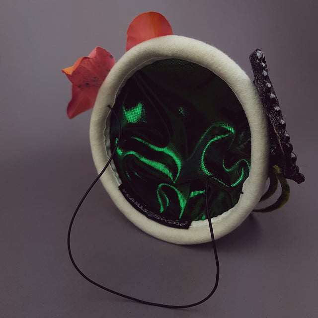 "Costa Rica" Toucan Tropical Flower Hat