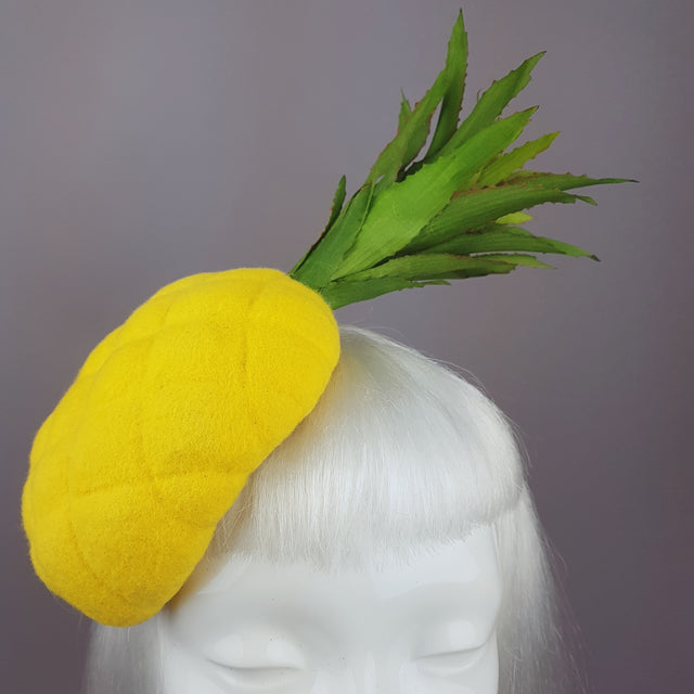 "Sweet & Sour" Unique Yellow Pineapple Hat