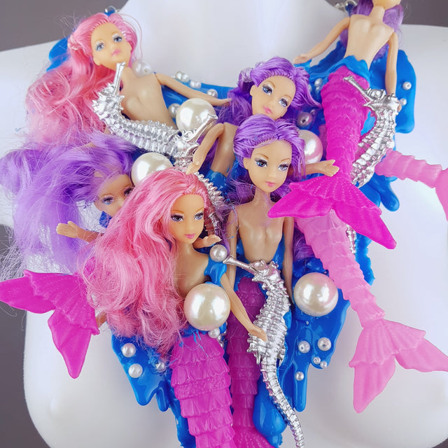 "Underwater Love" Mermaid Doll Neckpiece