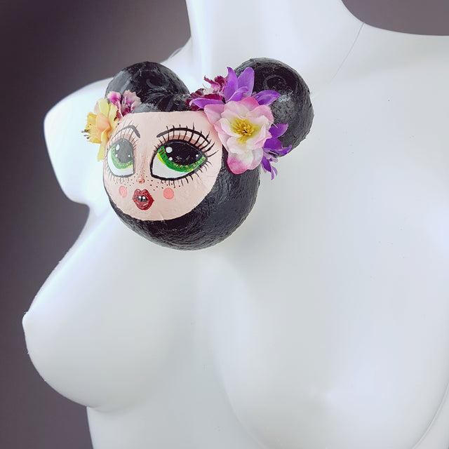 "Lulu" Doll Face Necklace