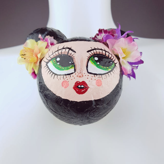 "Lulu" Doll Face Necklace