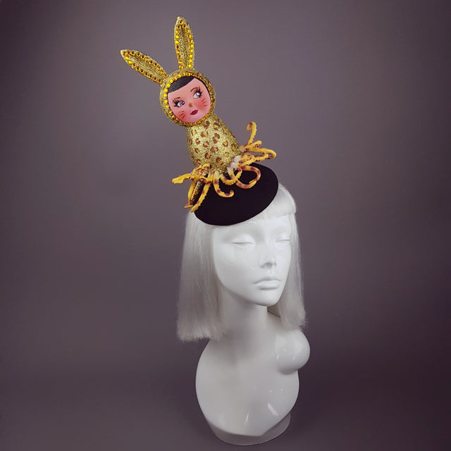 "Mélange" Golden Doll Face Octopus Hat
