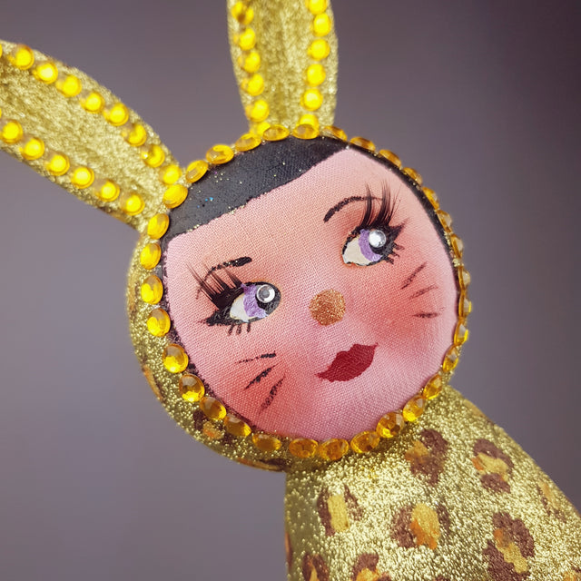 "Mélange" Golden Doll Face Octopus Hat