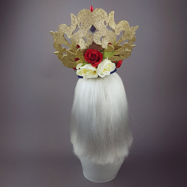 "Devotion" Ornate Virgin Mary Halo Headdress