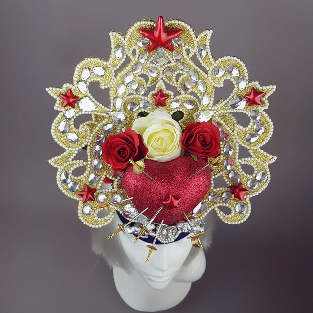 "Devotion" Ornate Virgin Mary Halo Headdress